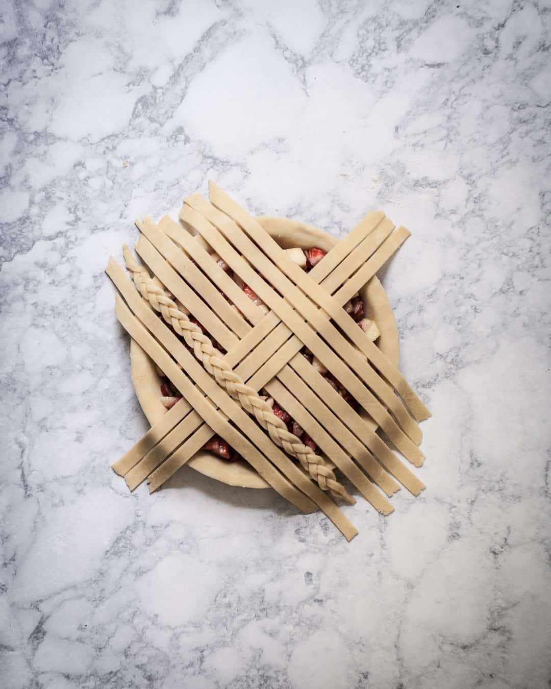 How to Make Lattice Pie Crust - The Floured Table