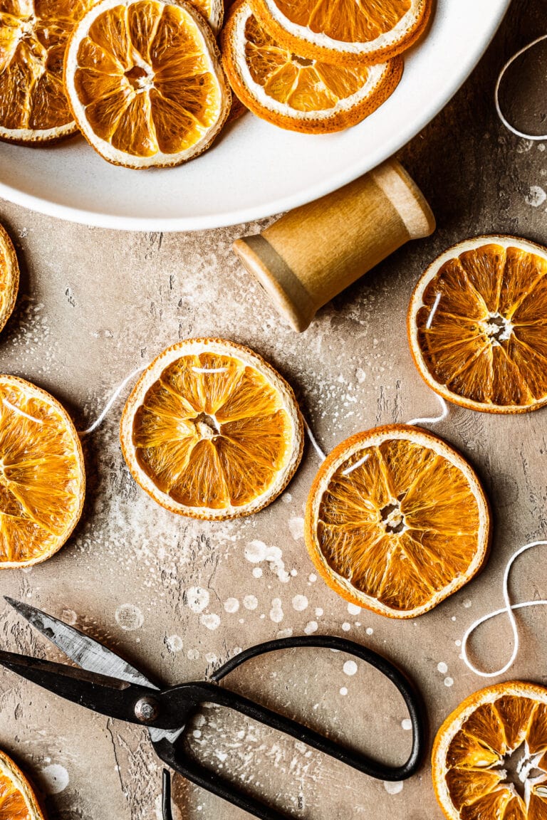Dried Orange Slices - The Floured Table