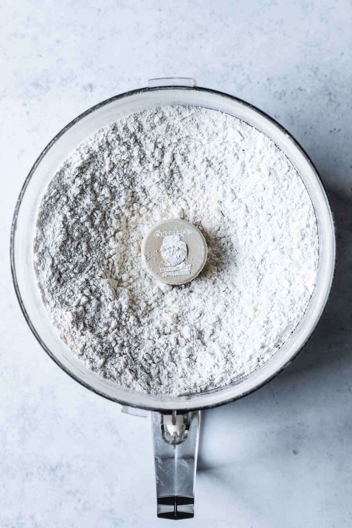 Processed dry ingredients for canestrelli cookies.